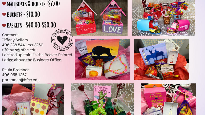 Piikani Club Valentine Baskets Available